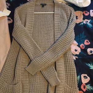 Tan express cardigan